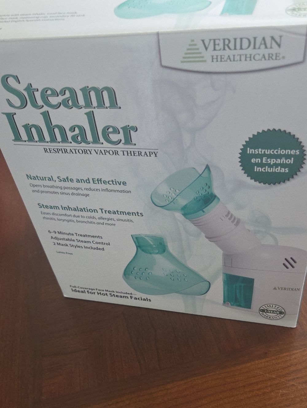 Steam Inhaler - Teal/Green